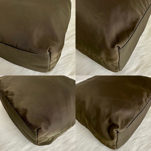 ✨PRADA Tessuto Nylon City Tote B8484 Tundra Dark Olive - Picture 7 of 16